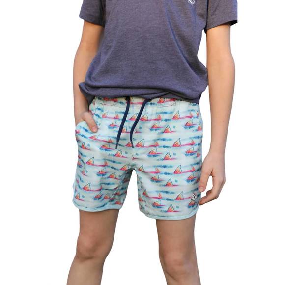 NEW BURLEBO men's swim trunks in fish fin - Picture 1 of 4